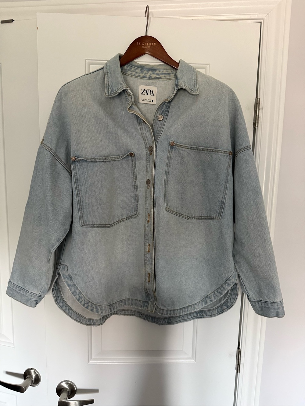 Zara Light Blue Denim Jacket